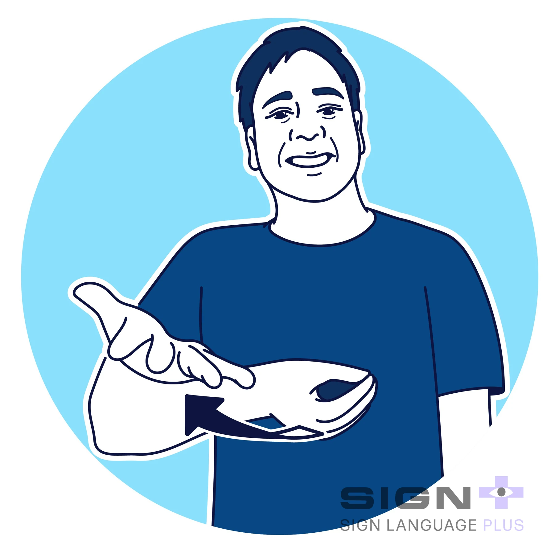 Halym Smith — custom sign-name portrait in blue